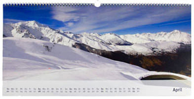 Fotokalender im Panoramaformat