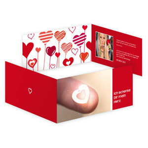 Verschenken Sie Ihr Herz mit dieser wunderschönen Valentinstags-Karte