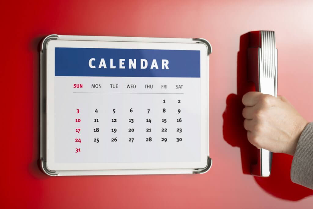 Magnetkalender für den Kühlschrank als Werbegeschenk