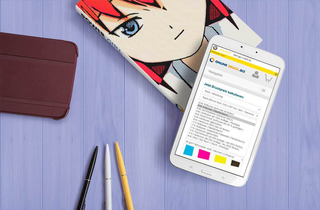 Manga Buch am Smartphone bestellen