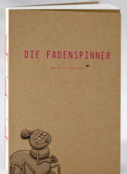 Design-Notizbuch Natur Fadenspinner Design