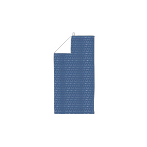 Blaues Handtuch mit wunderschönem Anker-Muster