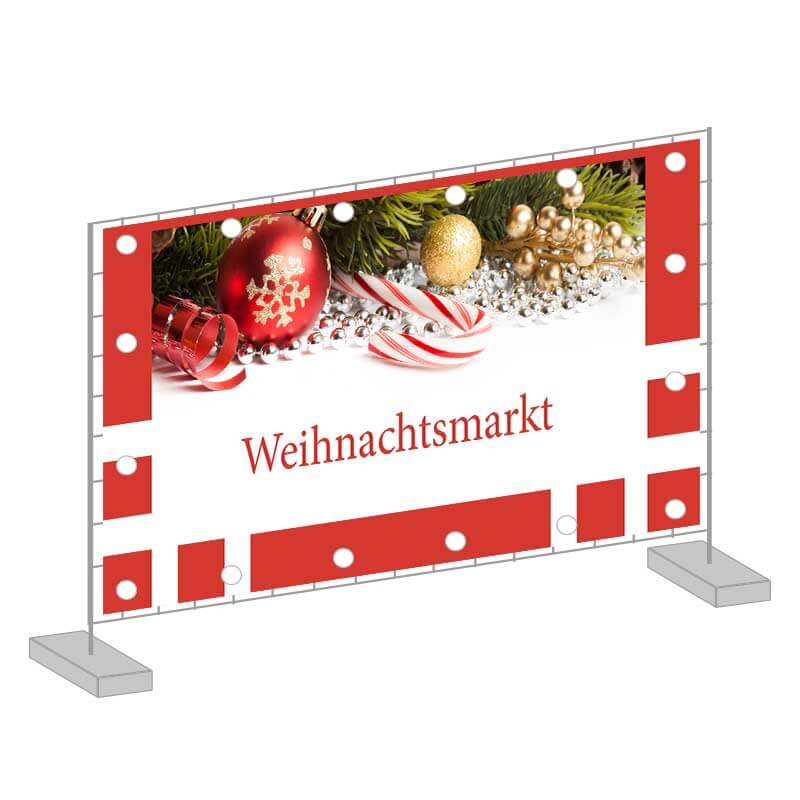 Großes Werbe-Banner für Weihnachtsmärkte und andere Veranstaltungen