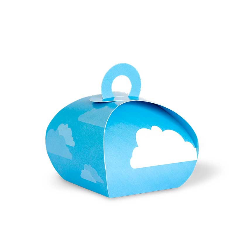 Blick in die Wolken: Wunderschöne Geschenkverpackung online gestalten
