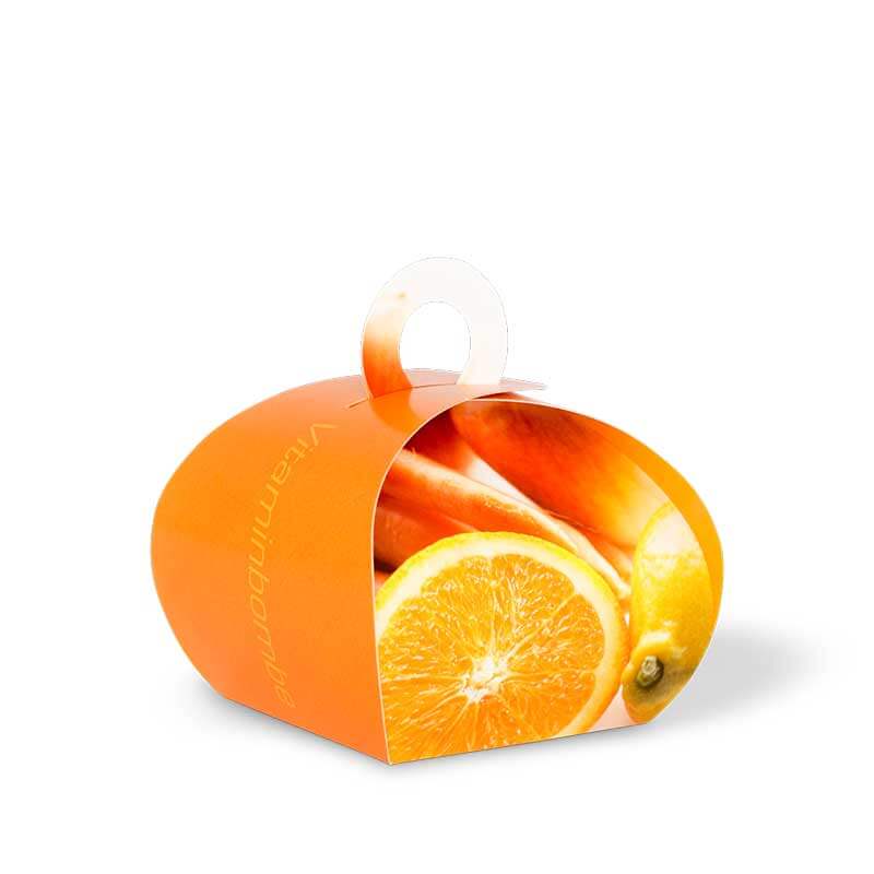 Eine echte Vitaminbombe: Wunderschöne Geschenkbox mit frischen Obstmotiven