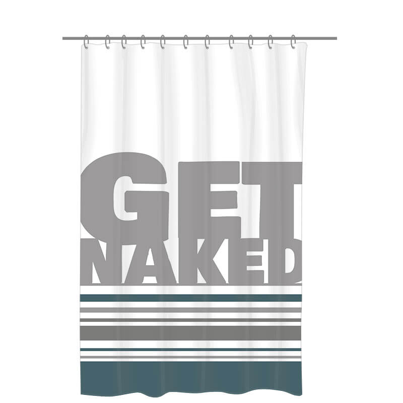 Mach Dich nackig: Duschvorhang mit klarer Gebrauchsanweisung