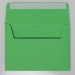 Briefumschlag C6 Grün geöffnet