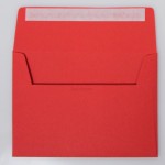 Briefumschlag C6 Rot geöffnet