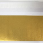Briefumschlag Gold, 110×220 mm geöffnet