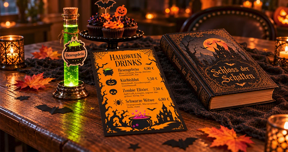 Halloween Druckprodukte