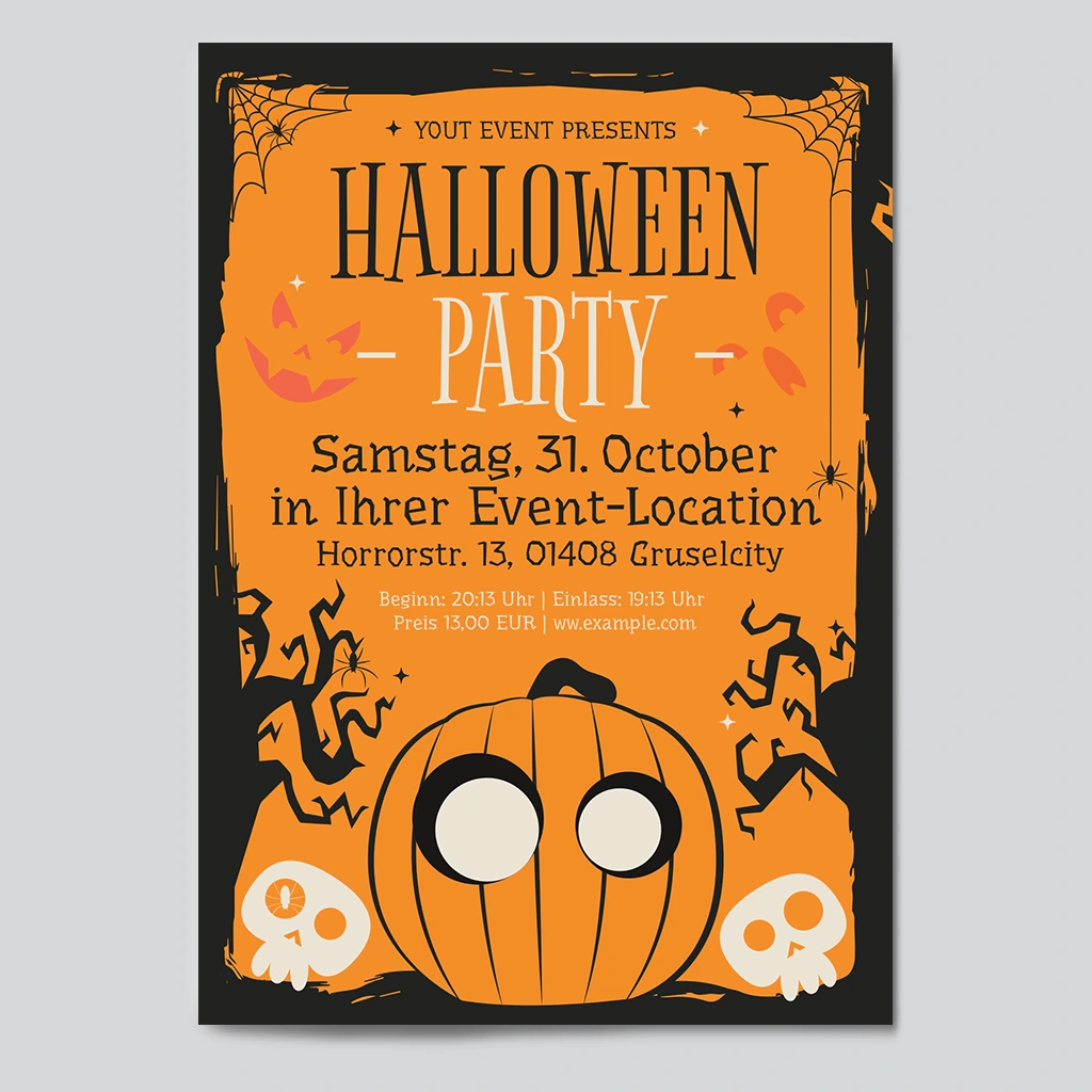Halloween Party Plakat