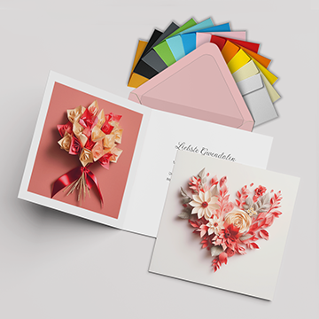 Gestaltungsvorlagen Klappkarten