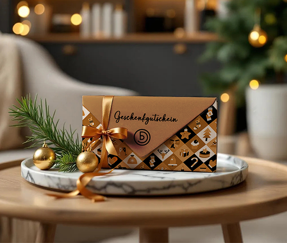 Geschenkgutschein in Briefumschlagoptik