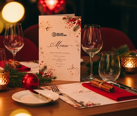 Menükarte Weihnachten
