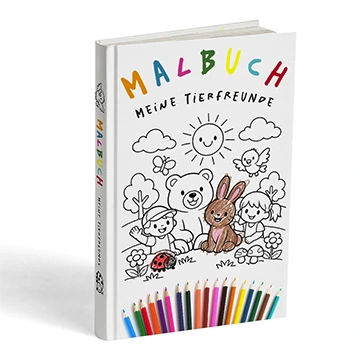 Malbuch Hardcover