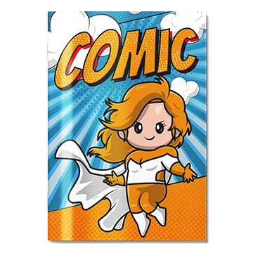 Comicheft mit Umschlag