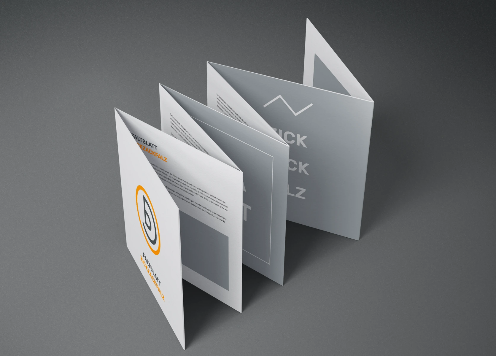 Zickzackfalzflyer