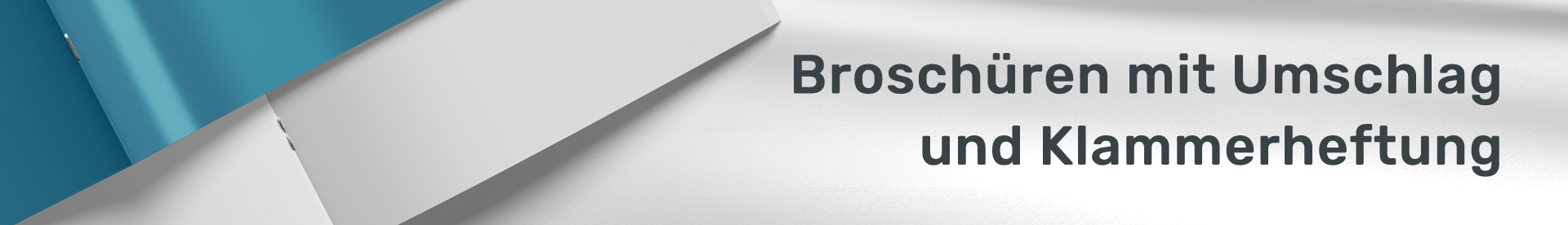 Broschüren mit Umschlag und Klammerheftung