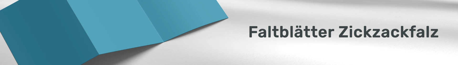 Faltblätter Zickzackfalz drucken