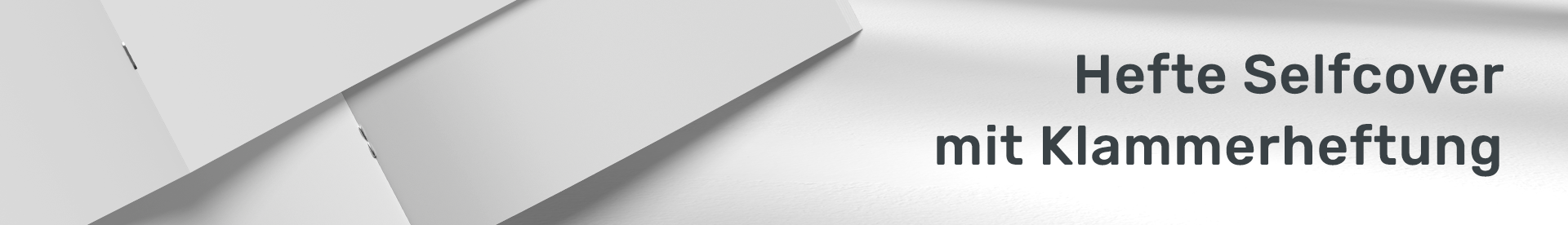 hefte Selfcover mit Klammerheftung drucken