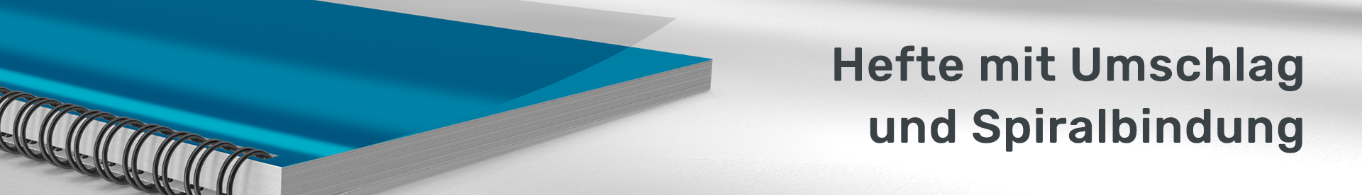 Hefte mit Umschlag und Spiralbindung drucken