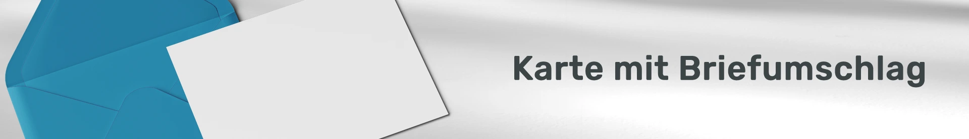 Karte mit Briefumschlag