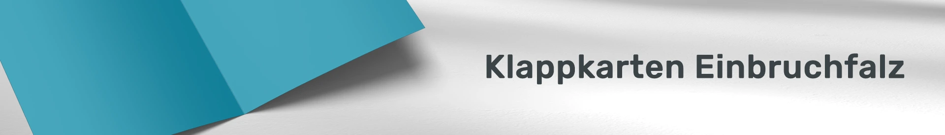 Klappkarten Einbruchfalz drucken