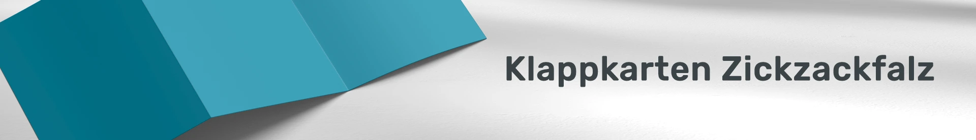 Klappkarten Zickzackfalz