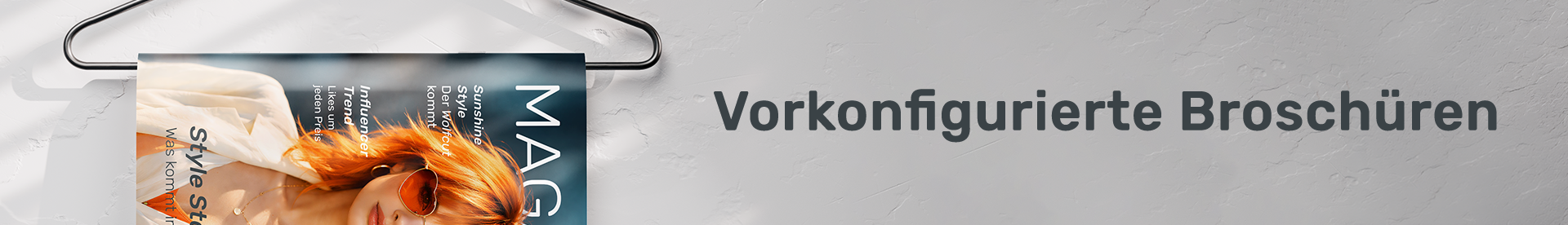 Vorkonfigurierte Broschüren