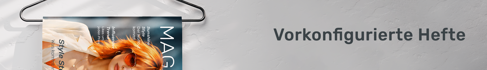 Vorkonfigurierte Hefte drucken