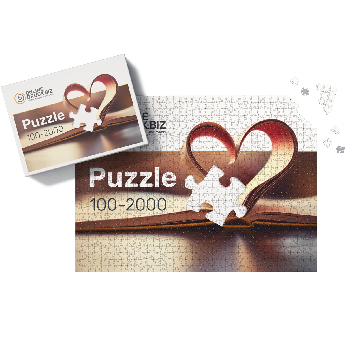 Puzzle mit 100-2000 Teilen drucken lassen