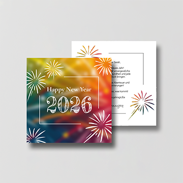 Grußkarten zum neuen Jahr