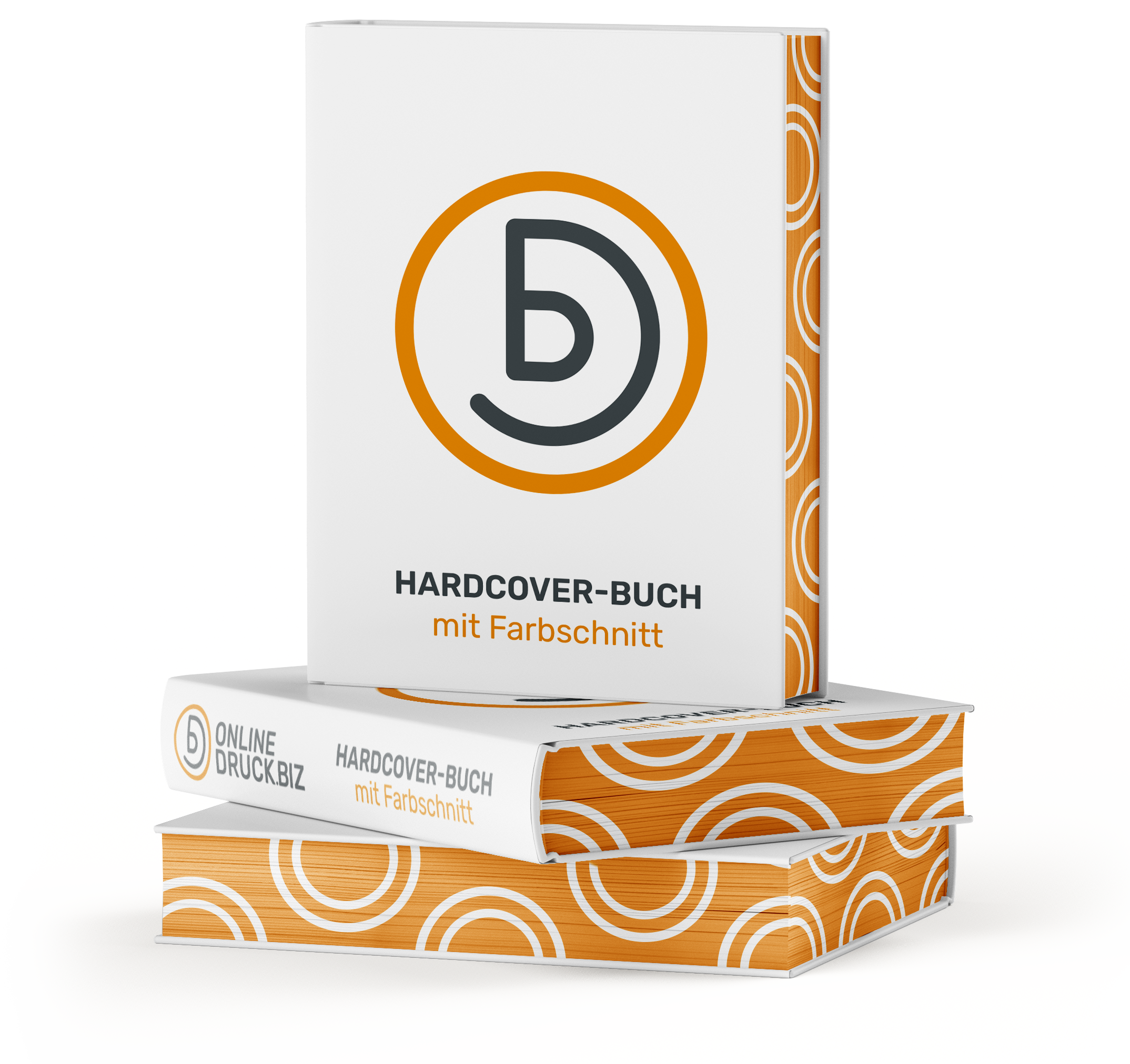 Hardcoverbuch mit Farbschnitt