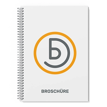 Broschüre mit Spiralbindung