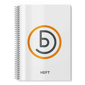 Heft mit Umschlag und Spiralbindung drucken
