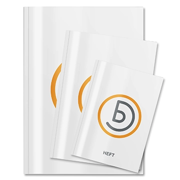 Hefte mit Klebebindung drucken