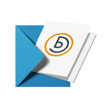 Klappkarte mit Umschlag