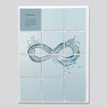 Immerwährenden Mosaik-Kalender gestalten