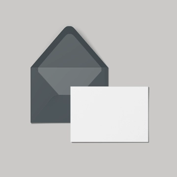 DIN A6 Karte mit C6 Umschlag