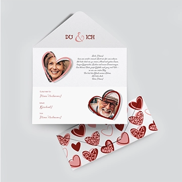 Valentins Gutschein gestalten