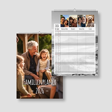 Familienplaner 2026 4-spaltig