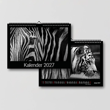Kalender 2027 black edition online gestalten