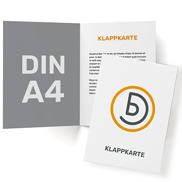 Klappkarte DIN A4