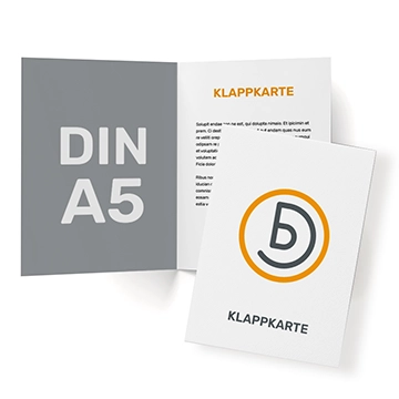 Klappkarte DIN A5