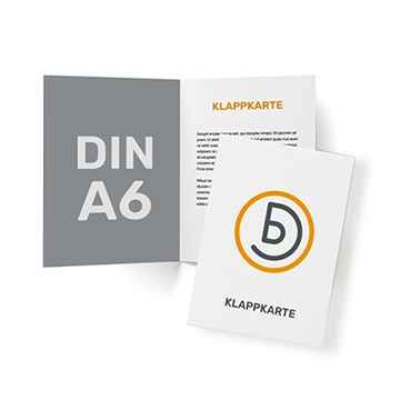 Klappkarte DIN A6