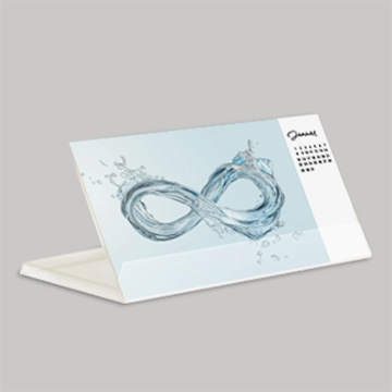 Postkartenkalender mit Aufsteller - Immerwährender Kalender