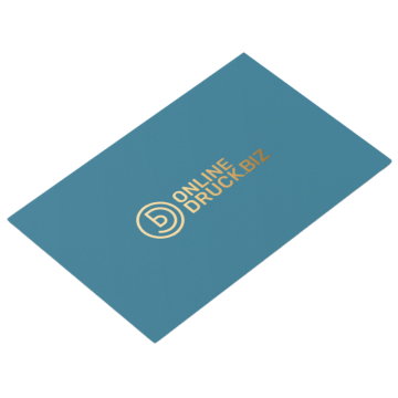 Visitenkarte mit Veredelung drucken