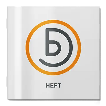 Heft mit Umschlag quadrat