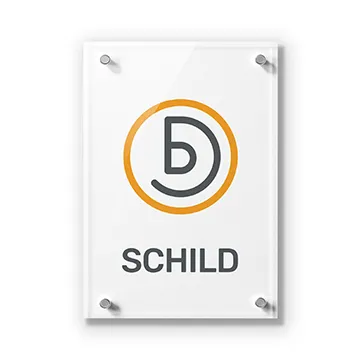 Plexiglas Schild drucken
