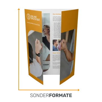Faltblatt Sonderformate Altarfalz